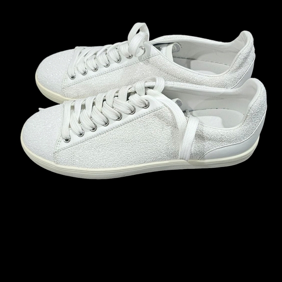 Stuart Weitzman Livvy Impact Women's Shoes White Leather Low Sneakers
